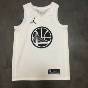 Maillot De Basket All Star Kevin Durant 35 Presse Chaud Blanc